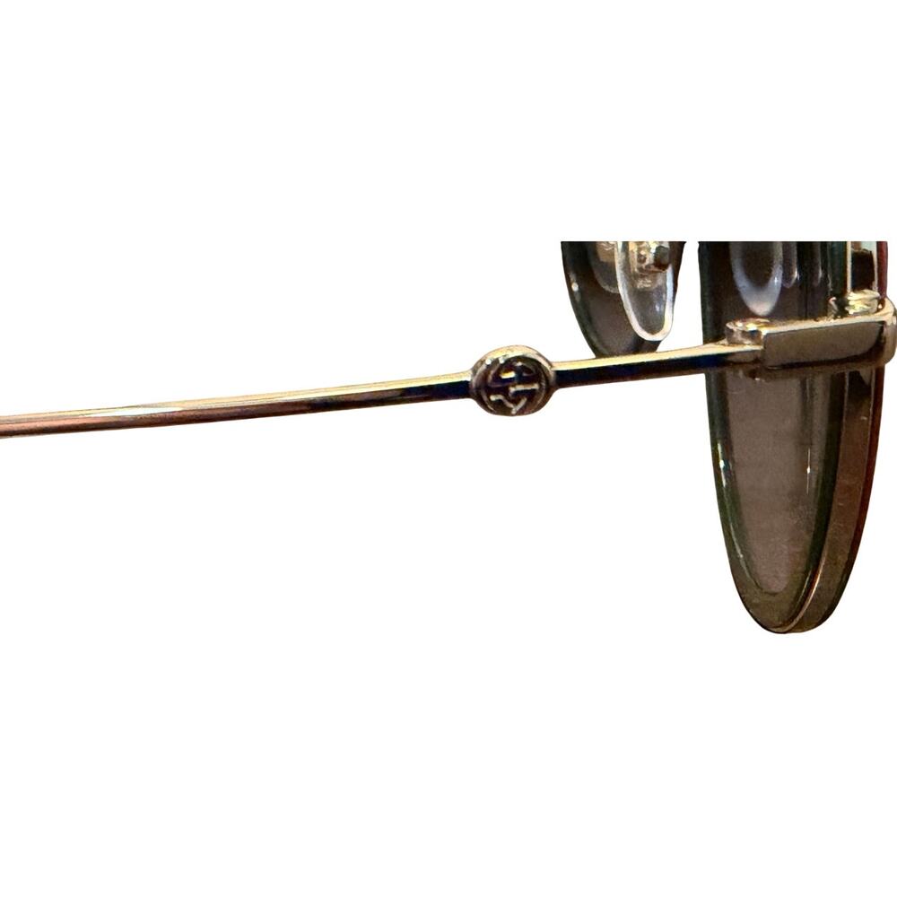 Gucci Red/Green Gradient Round Sunglasses, Gold Frame, NIB560 - Picture 5 of 9